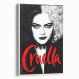 2020s Vintage Movie Poster – Cruella Retro Film Art