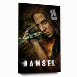 2020s Vintage Movie Poster – Damsel Retro Film Art