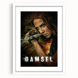 2020s Vintage Movie Poster – Damsel Retro Film Art
