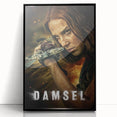 2020s Vintage Movie Poster – Damsel Retro Film Art