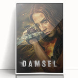 2020s Vintage Movie Poster – Damsel Retro Film Art