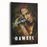 2020s Vintage Movie Poster – Damsel Retro Film Art
