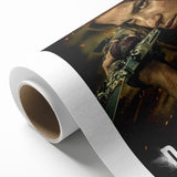 2020s Vintage Movie Poster – Damsel Retro Film Art