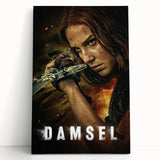 2020s Vintage Movie Poster – Damsel Retro Film Art