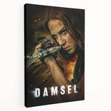 2020s Vintage Movie Poster – Damsel Retro Film Art