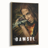 2020s Vintage Movie Poster – Damsel Retro Film Art