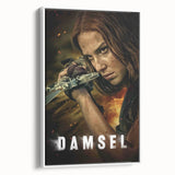 2020s Vintage Movie Poster – Damsel Retro Film Art