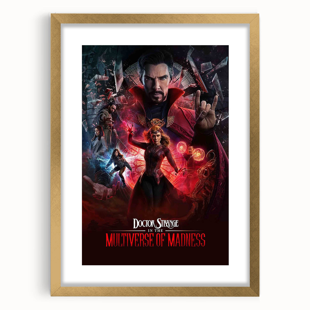 2020s Vintage Movie Poster - Doctor Strange Retro Film Art Print