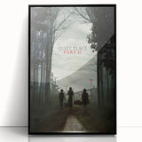 2020s Vintage Movie Poster - A Quiet Place Part II Retro Film Art