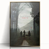 2020s Vintage Movie Poster - A Quiet Place Part II Retro Film Art