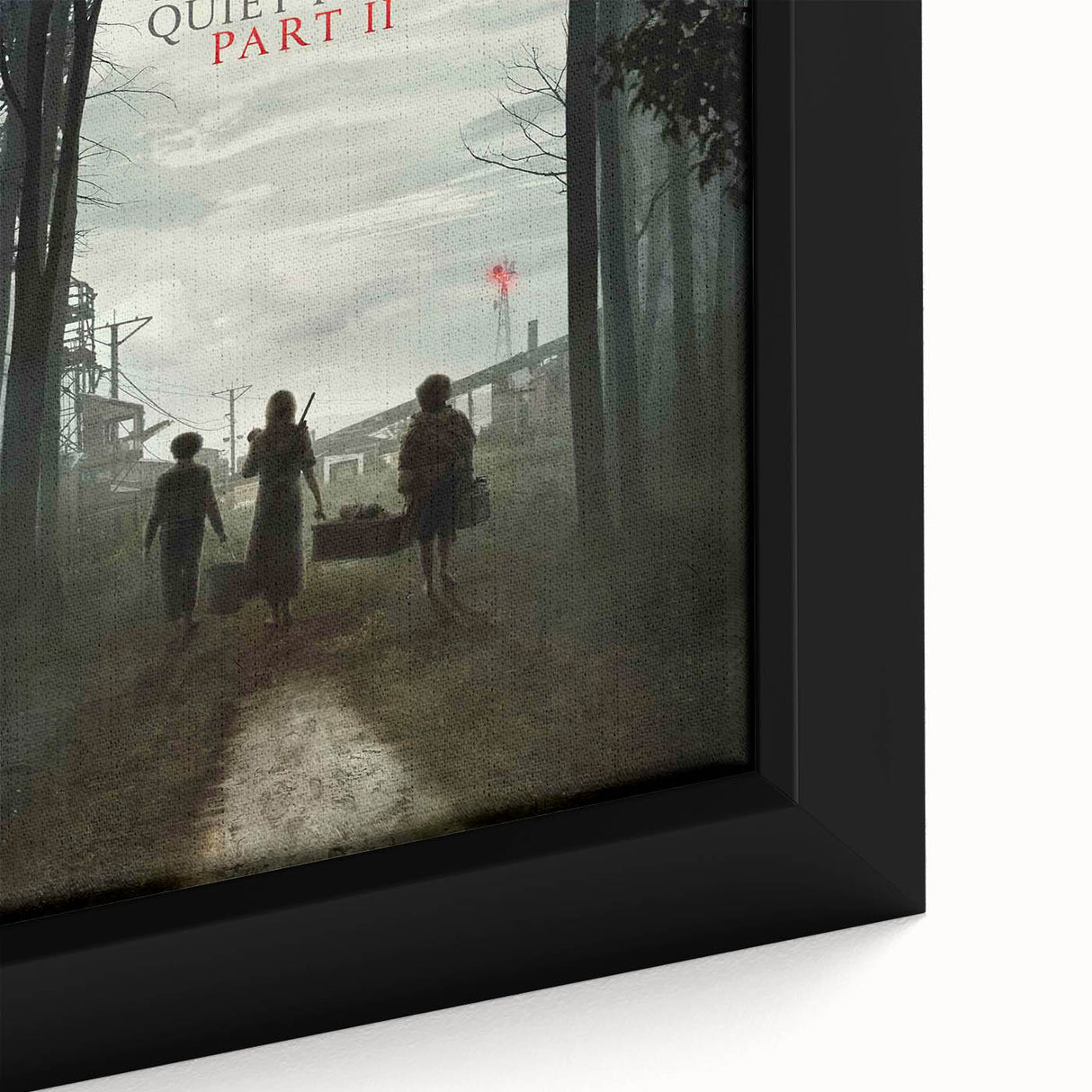 2020s Vintage Movie Poster - A Quiet Place Part II Retro Film Art