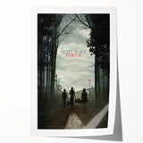 2020s Vintage Movie Poster - A Quiet Place Part II Retro Film Art