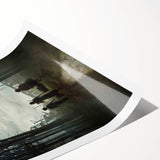 2020s Vintage Movie Poster - A Quiet Place Part II Retro Film Art