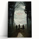 2020s Vintage Movie Poster - A Quiet Place Part II Retro Film Art