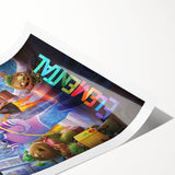 2020s Vintage Movie Poster – Retro Film Art | Collectible Animation Print