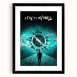 2020s Vintage Movie Poster - A Trip to Infinity Retro Film Art Print