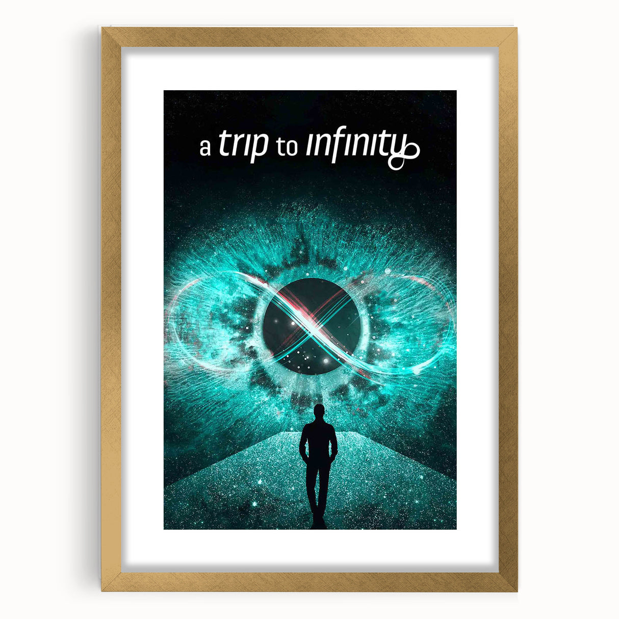 2020s Vintage Movie Poster - A Trip to Infinity Retro Film Art Print
