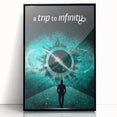 2020s Vintage Movie Poster - A Trip to Infinity Retro Film Art Print