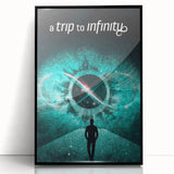 2020s Vintage Movie Poster - A Trip to Infinity Retro Film Art Print