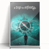2020s Vintage Movie Poster - A Trip to Infinity Retro Film Art Print