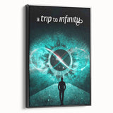 2020s Vintage Movie Poster - A Trip to Infinity Retro Film Art Print