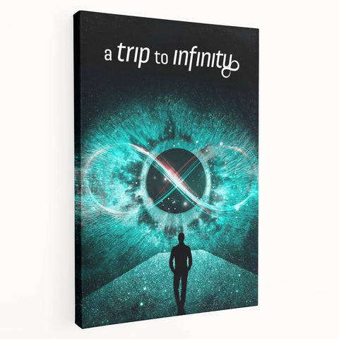 2020s Vintage Movie Poster - A Trip to Infinity Retro Film Art Print