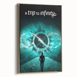 2020s Vintage Movie Poster - A Trip to Infinity Retro Film Art Print