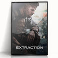 Extraction 2020s Vintage Movie Poster Retro Film Art Print