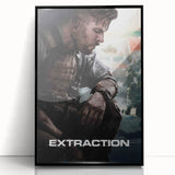 Extraction 2020s Vintage Movie Poster Retro Film Art Print