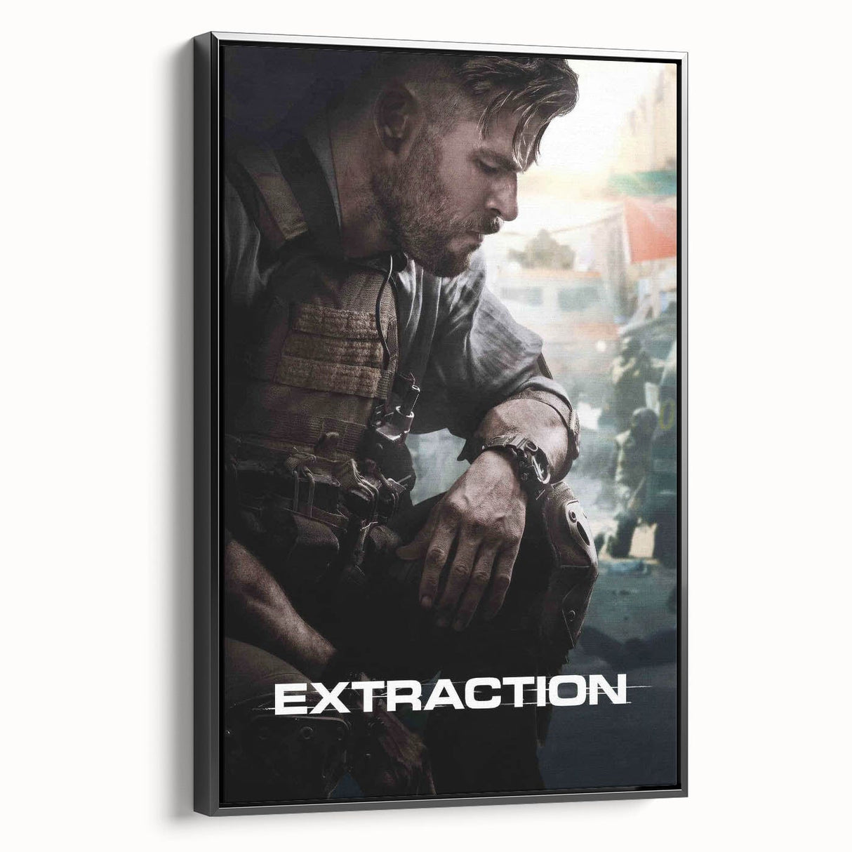 Extraction 2020s Vintage Movie Poster Retro Film Art Print