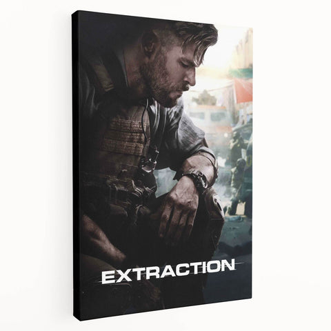 Extraction 2020s Vintage Movie Poster Retro Film Art Print