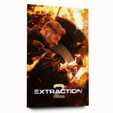 Extraction 2 2020s Vintage Movie Poster Retro Film Art Print