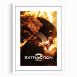 Extraction 2 2020s Vintage Movie Poster Retro Film Art Print