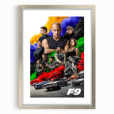 F9 The Fast Saga 2020s Vintage Movie Poster Retro Film Art