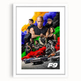 F9 The Fast Saga 2020s Vintage Movie Poster Retro Film Art