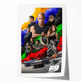 F9 The Fast Saga 2020s Vintage Movie Poster Retro Film Art