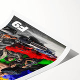 F9 The Fast Saga 2020s Vintage Movie Poster Retro Film Art