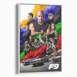 F9 The Fast Saga 2020s Vintage Movie Poster Retro Film Art