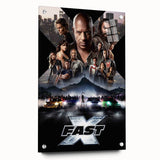 Fast X 2020s Vintage Movie Poster Retro Film Art Print