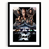 Fast X 2020s Vintage Movie Poster Retro Film Art Print