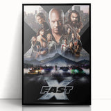 Fast X 2020s Vintage Movie Poster Retro Film Art Print
