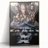 Fast X 2020s Vintage Movie Poster Retro Film Art Print