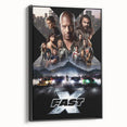 Fast X 2020s Vintage Movie Poster Retro Film Art Print