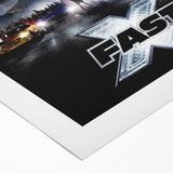 Fast X 2020s Vintage Movie Poster Retro Film Art Print