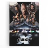 Fast X 2020s Vintage Movie Poster Retro Film Art Print