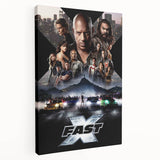 Fast X 2020s Vintage Movie Poster Retro Film Art Print