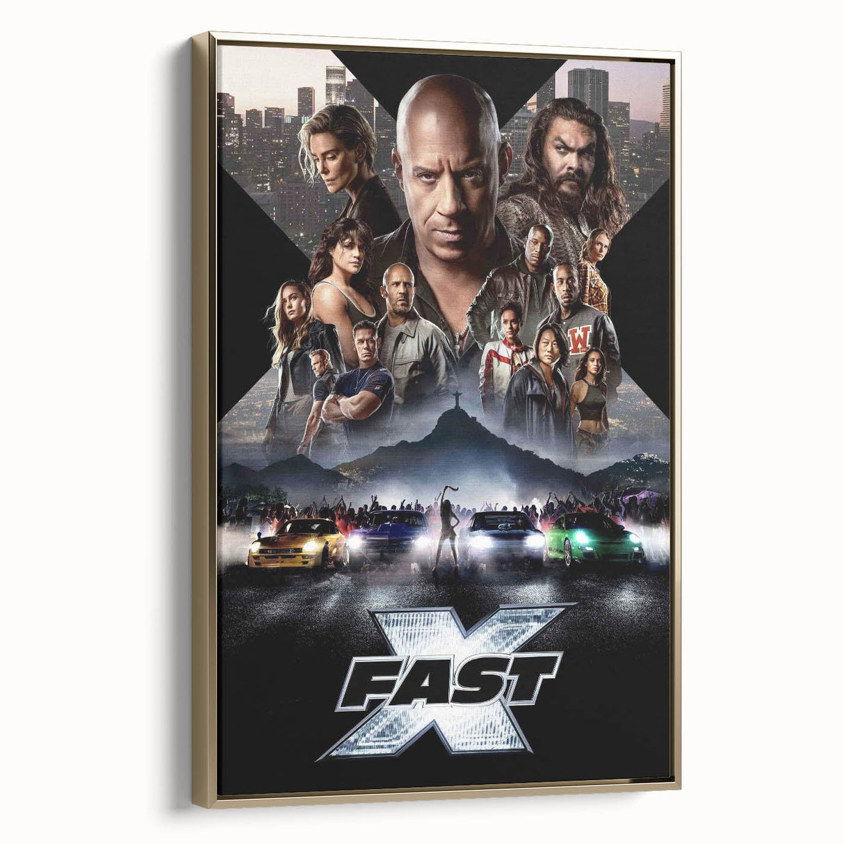 Fast X 2020s Vintage Movie Poster Retro Film Art Print