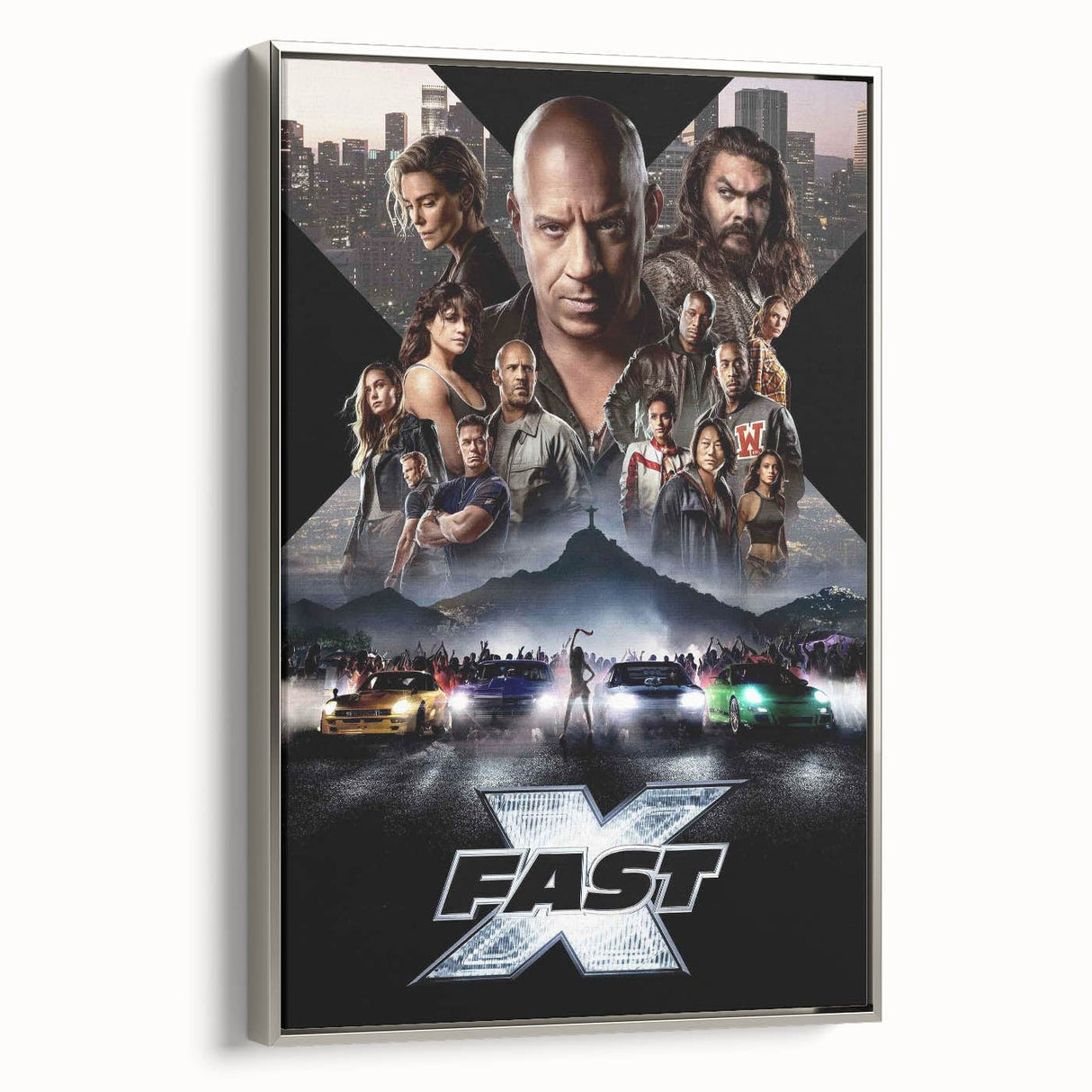 Fast X 2020s Vintage Movie Poster Retro Film Art Print