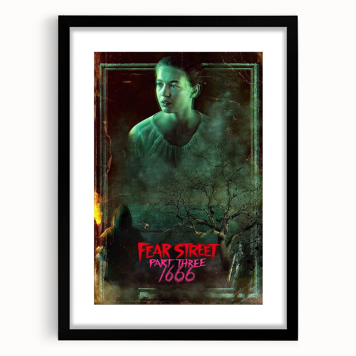 Fear Street 1666 2020s Vintage Movie Poster Retro Horror Art