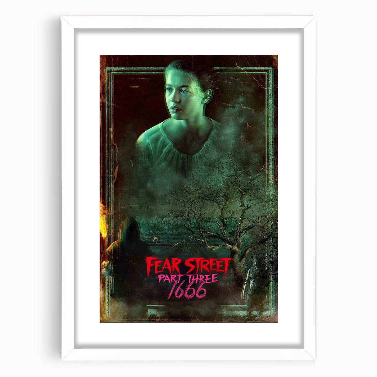 Fear Street 1666 2020s Vintage Movie Poster Retro Horror Art